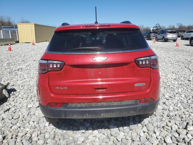 3C4NJDBB4JT418798 - 2018 JEEP COMPASS LATITUDE RED photo 6