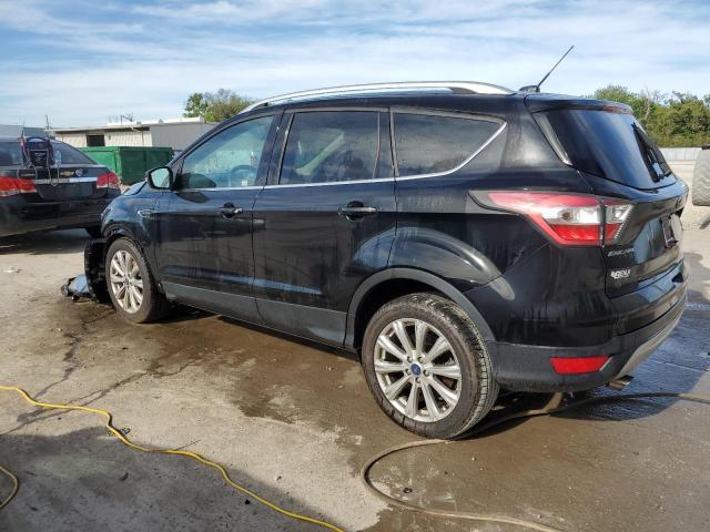 1FMCU0JD5HUA35894 - 2017 FORD ESCAPE TITANIUM BLACK photo 2