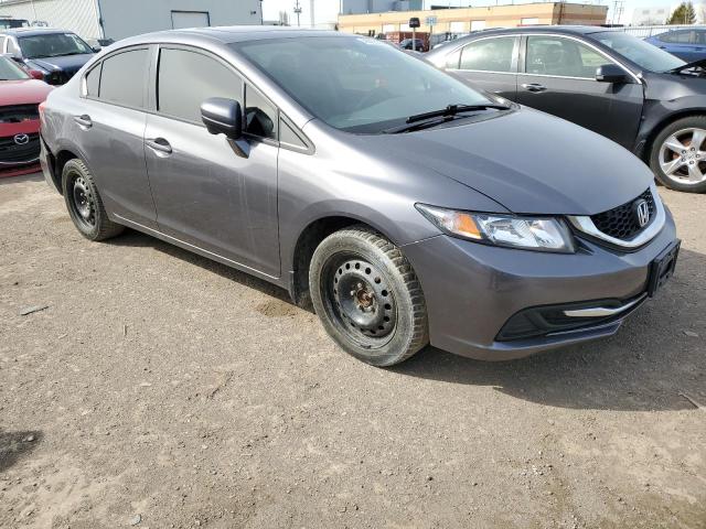 2HGFB2F55FH005218 - 2015 HONDA CIVIC LX GRAY photo 4