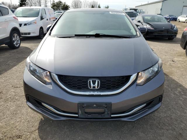 2HGFB2F55FH005218 - 2015 HONDA CIVIC LX GRAY photo 5