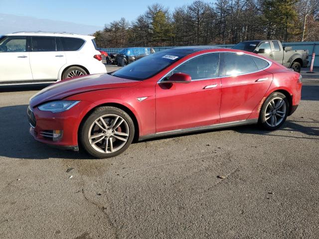 5YJSA1E40GF128242 - 2016 TESLA MODEL S RED photo 1