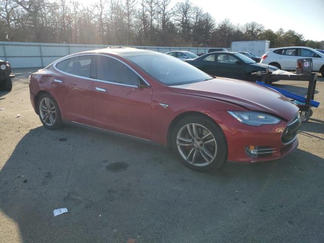 5YJSA1E40GF128242 - 2016 TESLA MODEL S RED photo 4