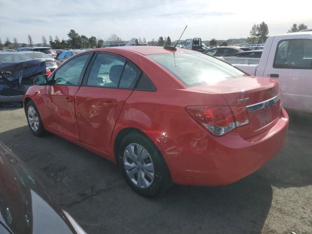 1G1PA5SG7F7257118 - 2015 CHEVROLET CRUZE LS RED photo 2