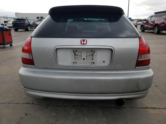 2HGEJ6320VH112420 - 1997 HONDA CIVIC CX SILVER photo 6