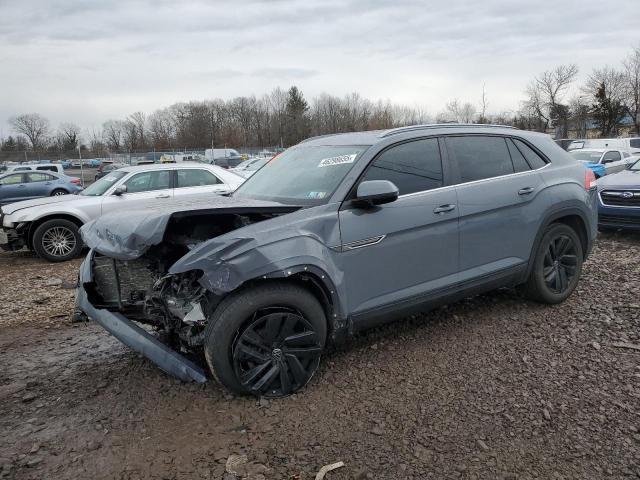 1V2KE2CA4NC203892 - 2022 VOLKSWAGEN ATLAS CROS SE GRAY photo 1