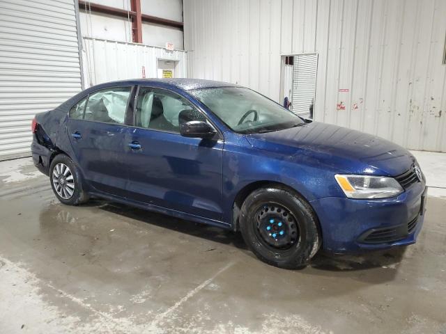 3VW2K7AJ5EM439375 - 2014 VOLKSWAGEN JETTA BASE BLUE photo 4