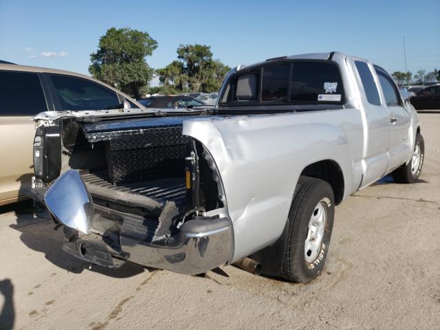 5TFTX4CN0CX019182 - 2012 TOYOTA TACOMA ACCESS CAB ვერცხლისფერი ფოტო 4