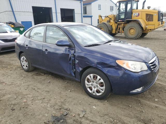 KMHDU4AD8AU158350 - 2010 HYUNDAI ELANTRA BLUE BLUE photo 4