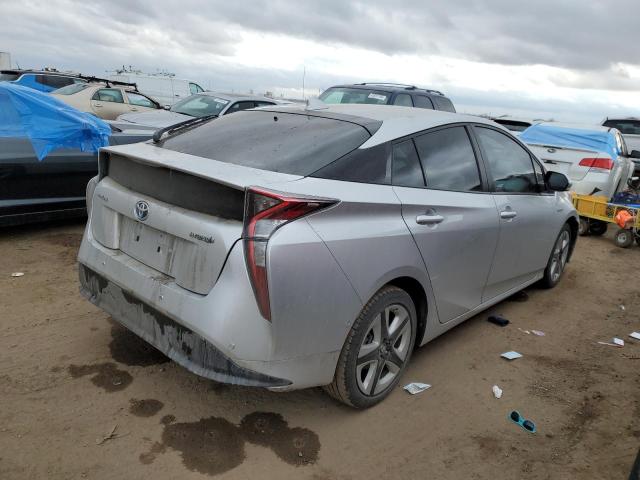 JTDKARFU6G3020847 - 2016 TOYOTA PRIUS SILVER photo 3