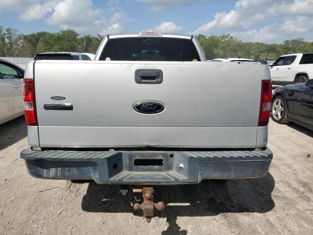 1FTRX12W14NA77611 - 2004 FORD F150 SILVER photo 6