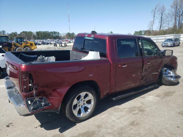 1C6SRFFT4KN609026 - 2019 RAM 1500 BIG HORN/LONE STAR BURGUNDY photo 3