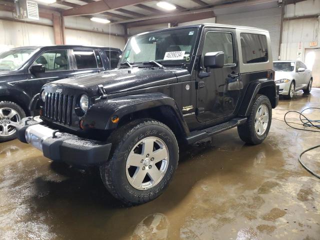 1J4FA54108L536300 - 2008 JEEP WRANGLER SAHARA BLACK photo 1