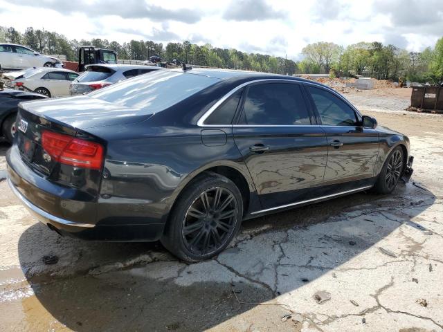 WAURGAFD9EN002341 - 2014 AUDI A8 L QUATTRO BLACK photo 3