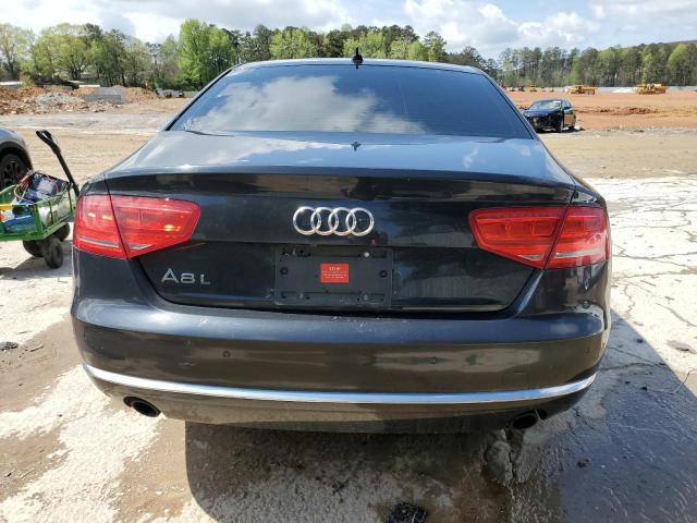 WAURGAFD9EN002341 - 2014 AUDI A8 L QUATTRO BLACK photo 6