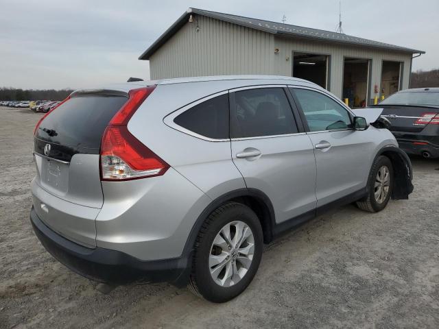 2HKRM3H73EH559809 - 2014 HONDA CR-V EXL SILVER photo 3