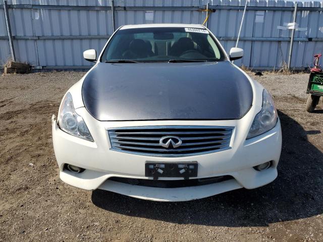 JN1CV6ELXEM132822 - 2014 INFINITI Q60 JOURNEY WHITE photo 5