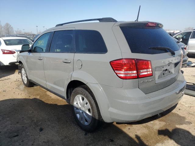 3C4PDCAB9LT250588 - 2020 DODGE JOURNEY SE GRAY photo 2