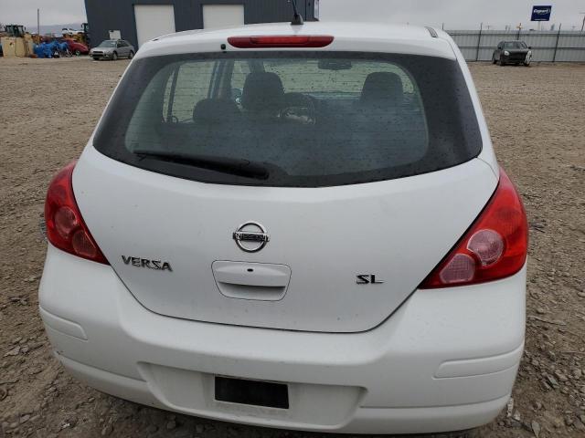 3N1BC13E78L452543 - 2008 NISSAN VERSA S WHITE photo 6