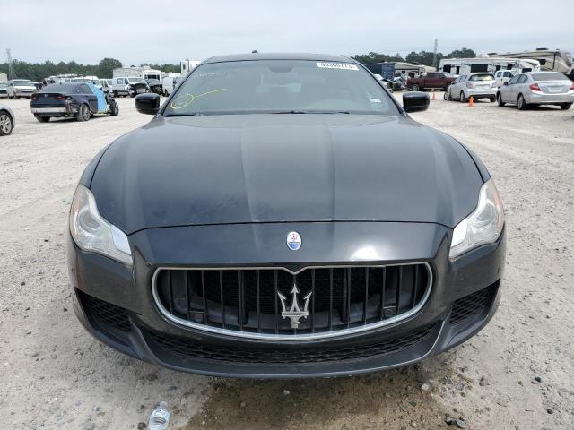 ZAM56RRA3E1123812 - 2014 MASERATI QUATTROPOR S BLACK photo 5