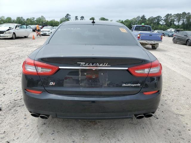 ZAM56RRA3E1123812 - 2014 MASERATI QUATTROPOR S BLACK photo 6