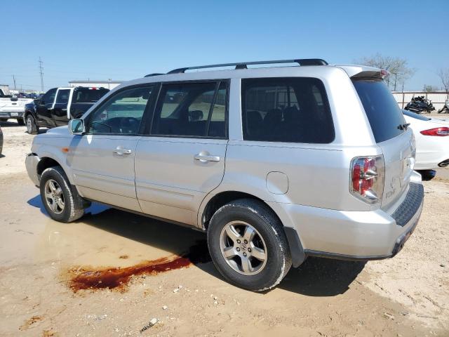 5FNYF28798B009369 - 2008 HONDA PILOT EXL SILVER photo 2