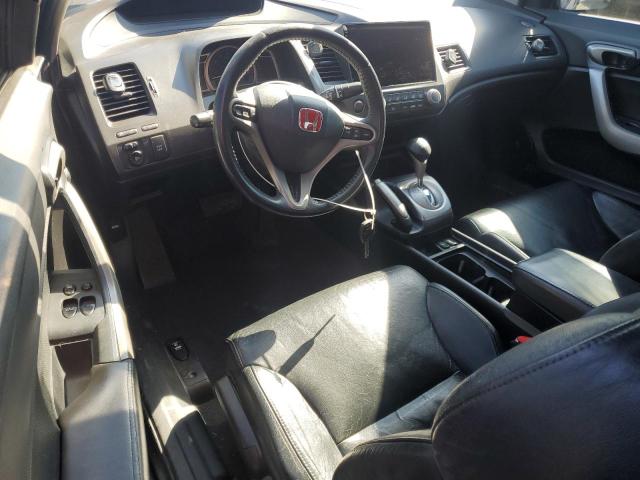 2HGFG12999H527682 - 2009 HONDA CIVIC EXL BLACK photo 8