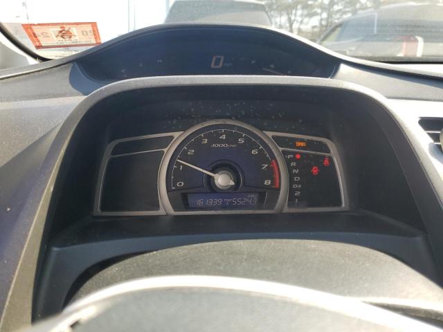 2HGFG12999H527682 - 2009 HONDA CIVIC EXL BLACK photo 9