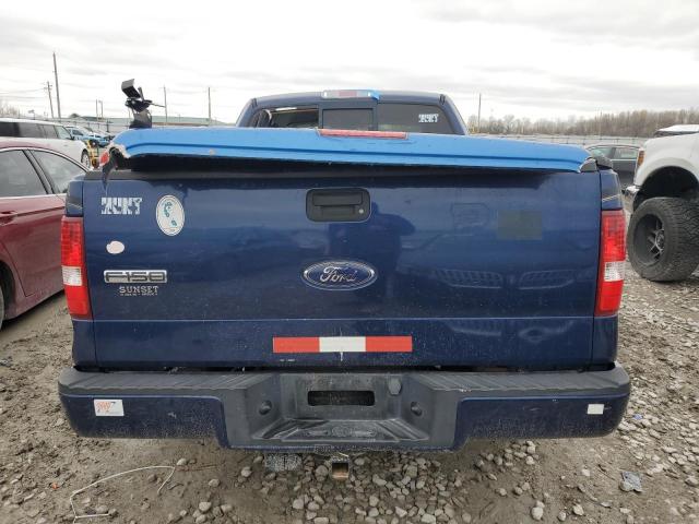 1FTRX12W08FB67350 - 2008 FORD F150 BLUE photo 6