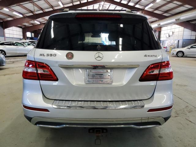 4JGDA5HB7CA044427 - 2012 MERCEDES-BENZ ML 350 4MATIC SILVER photo 6