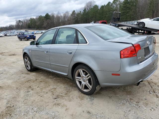 WAUAF78E78A050506 - 2008 AUDI A4 2.0T GRAY photo 2