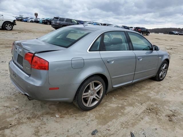 WAUAF78E78A050506 - 2008 AUDI A4 2.0T GRAY photo 3