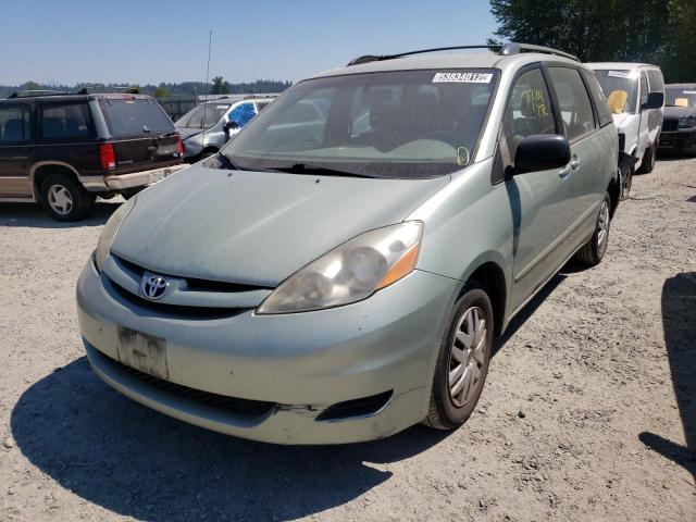 5TDZA23C56S404178 - 2006 TOYOTA SIENNA CE GREEN photo 2