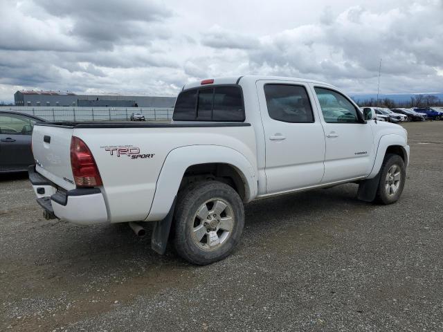 5TELU42N38Z499180 - 2008 TOYOTA TACOMA DOUBLE CAB WHITE photo 3