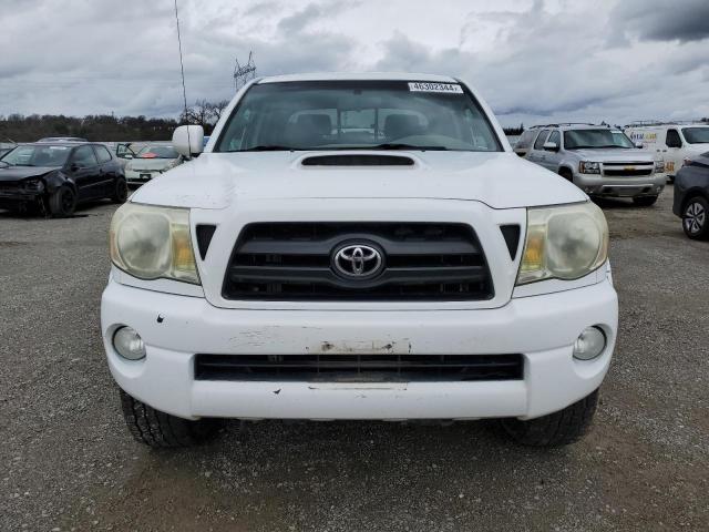 5TELU42N38Z499180 - 2008 TOYOTA TACOMA DOUBLE CAB WHITE photo 5