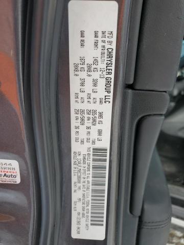 1C4RJFJM0EC386000 - 2014 JEEP GRAND CHER SUMMIT ყავისფერი ფოტო 13