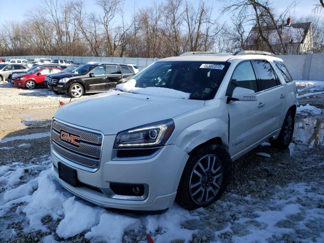 1GKKVTKD4EJ122975 - 2014 GMC ACADIA DENALI WHITE photo 1