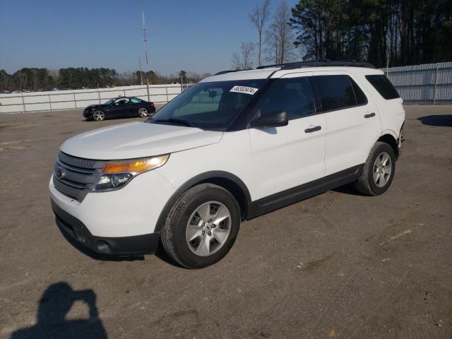 1FM5K7B88EGA85174 - 2014 FORD EXPLORER WHITE photo 1