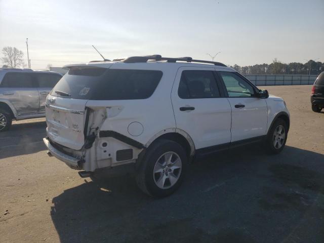 1FM5K7B88EGA85174 - 2014 FORD EXPLORER WHITE photo 3