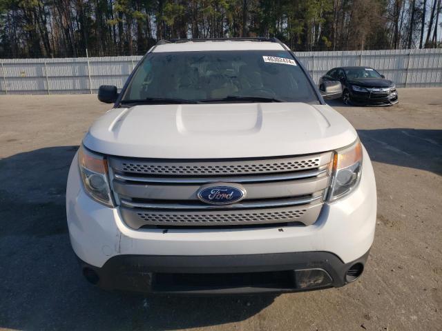 1FM5K7B88EGA85174 - 2014 FORD EXPLORER WHITE photo 5