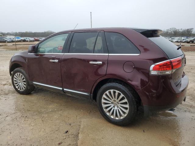 2LMDJ8JK6BBJ10386 - 2011 LINCOLN MKX BURGUNDY photo 2