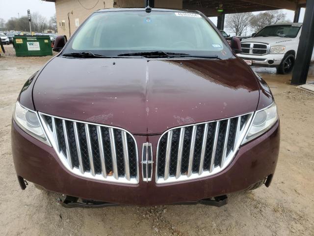 2LMDJ8JK6BBJ10386 - 2011 LINCOLN MKX BURGUNDY photo 5