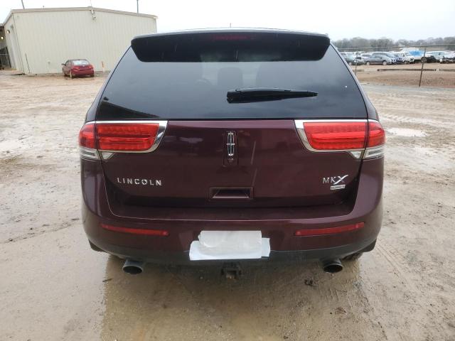 2LMDJ8JK6BBJ10386 - 2011 LINCOLN MKX BURGUNDY photo 6