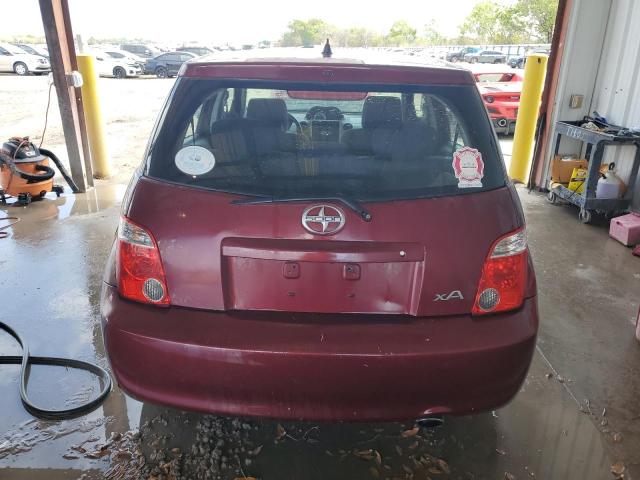 JTKKT624460133106 - 2006 TOYOTA SCION XA MAROON photo 6