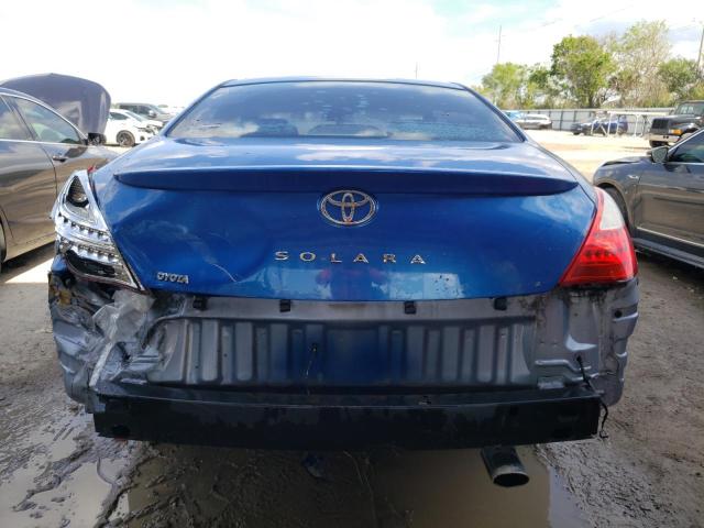 4T1CE30P87U758888 - 2007 TOYOTA CAMRY SOLA SE BLUE photo 6