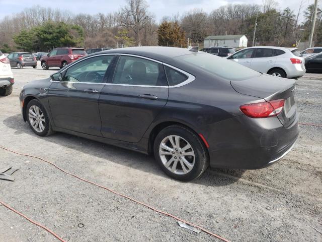 1C3CCCAB8FN618575 - 2015 CHRYSLER 200 LIMITED GRAY photo 2