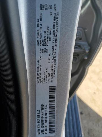 1C6SRFFT4MN719884 - 2021 RAM 1500 BIG HORN/LONE STAR GRAY photo 12