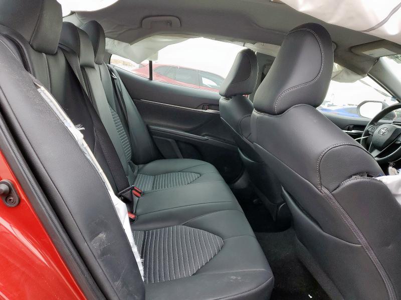 4T1G11AK0PU172352 - 2023 TOYOTA CAMRY SE NIGHT SHADE RED photo 10