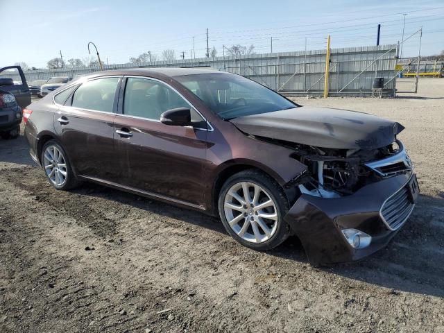 4T1BK1EB6DU037356 - 2013 TOYOTA AVALON BASE 勃艮第红 照片 4