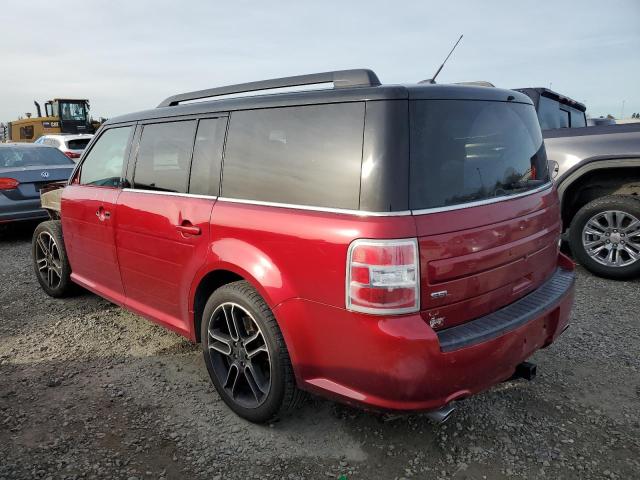 2FMGK5C85EBD31178 - 2014 FORD FLEX SEL RED photo 2