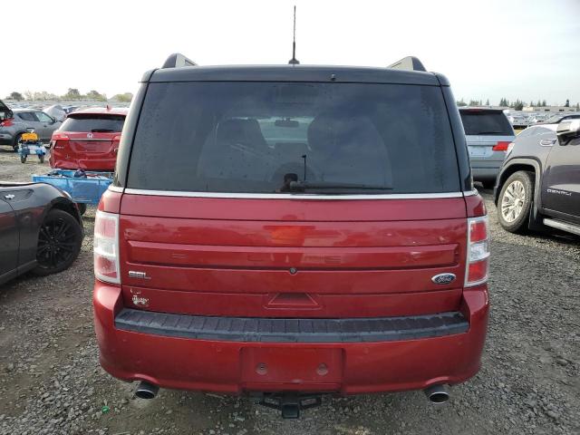 2FMGK5C85EBD31178 - 2014 FORD FLEX SEL RED photo 6